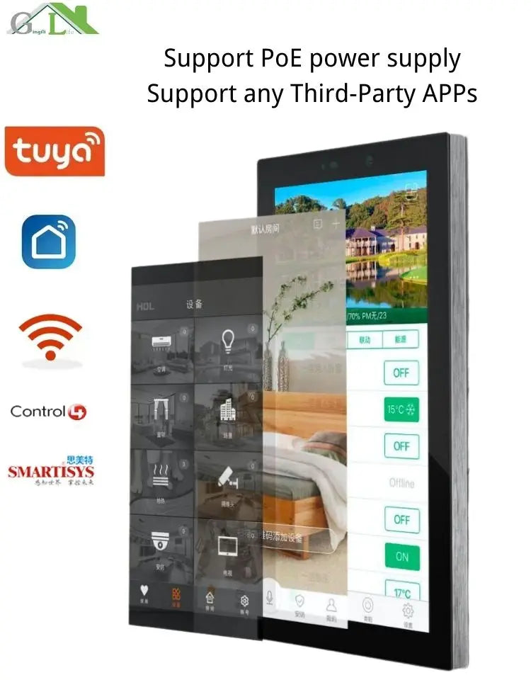 Smart Home Panel 5.7' Touch Screen Android Control Smart Switch Changeover Switch