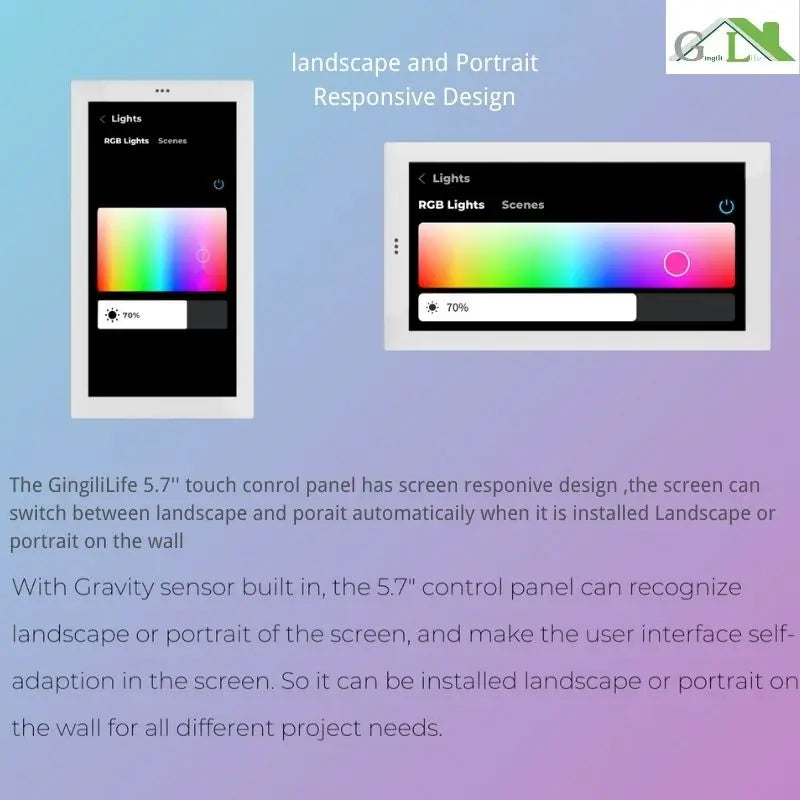 Smart Home Panel 5.7' Touch Screen Android Control Smart Switch Changeover Switch