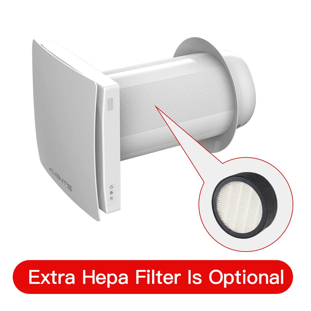 Decentralized Ventilation System With Heat Recovery Single Room ERV VT501