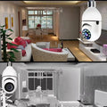 Smart Home 2.4G E27 Bulb Wifi Surveillance Camera HD Night Security Video Surveillance Supprt Two Way Audio Mobile Motion
