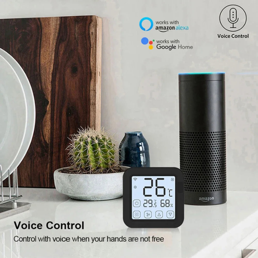 WiFi IR Universal Remote Temperature Humidity Sensor Remote Control with LED Screen